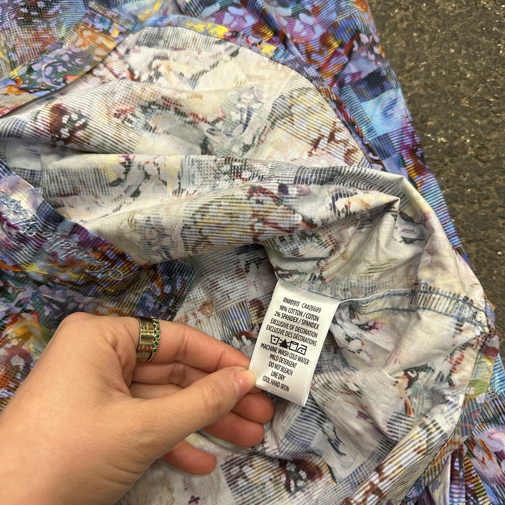 Robert Graham Multicolored Button Down Long Sleev… - image 3